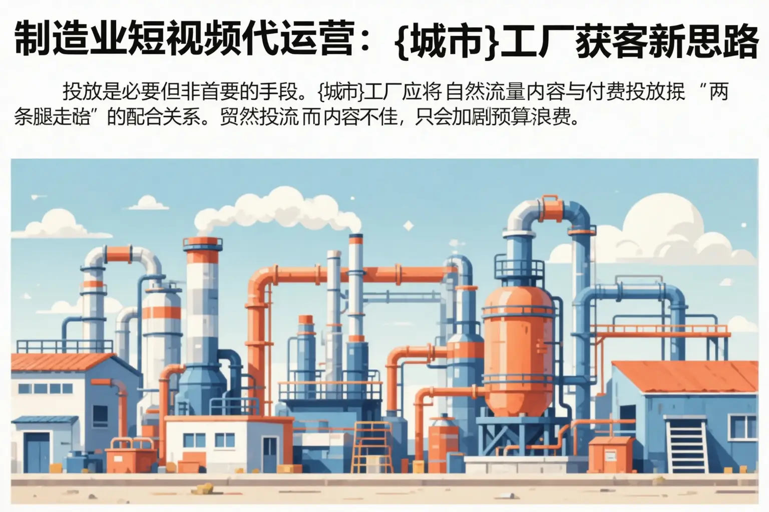 制造业短视频代运营:前锋工厂获客新思路